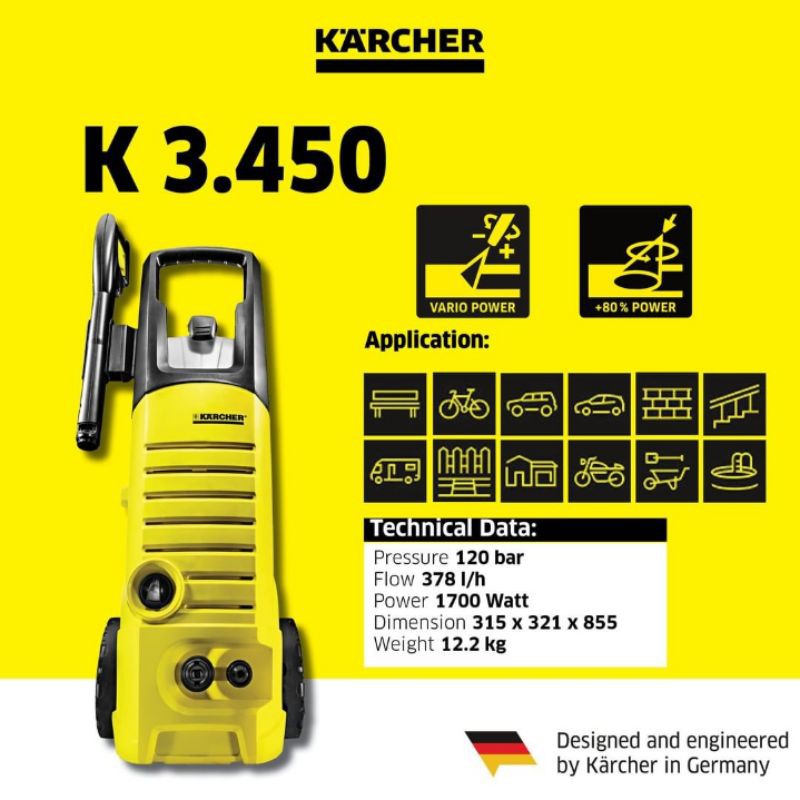 Karcher K 3.450 - High Pressure Cleaner