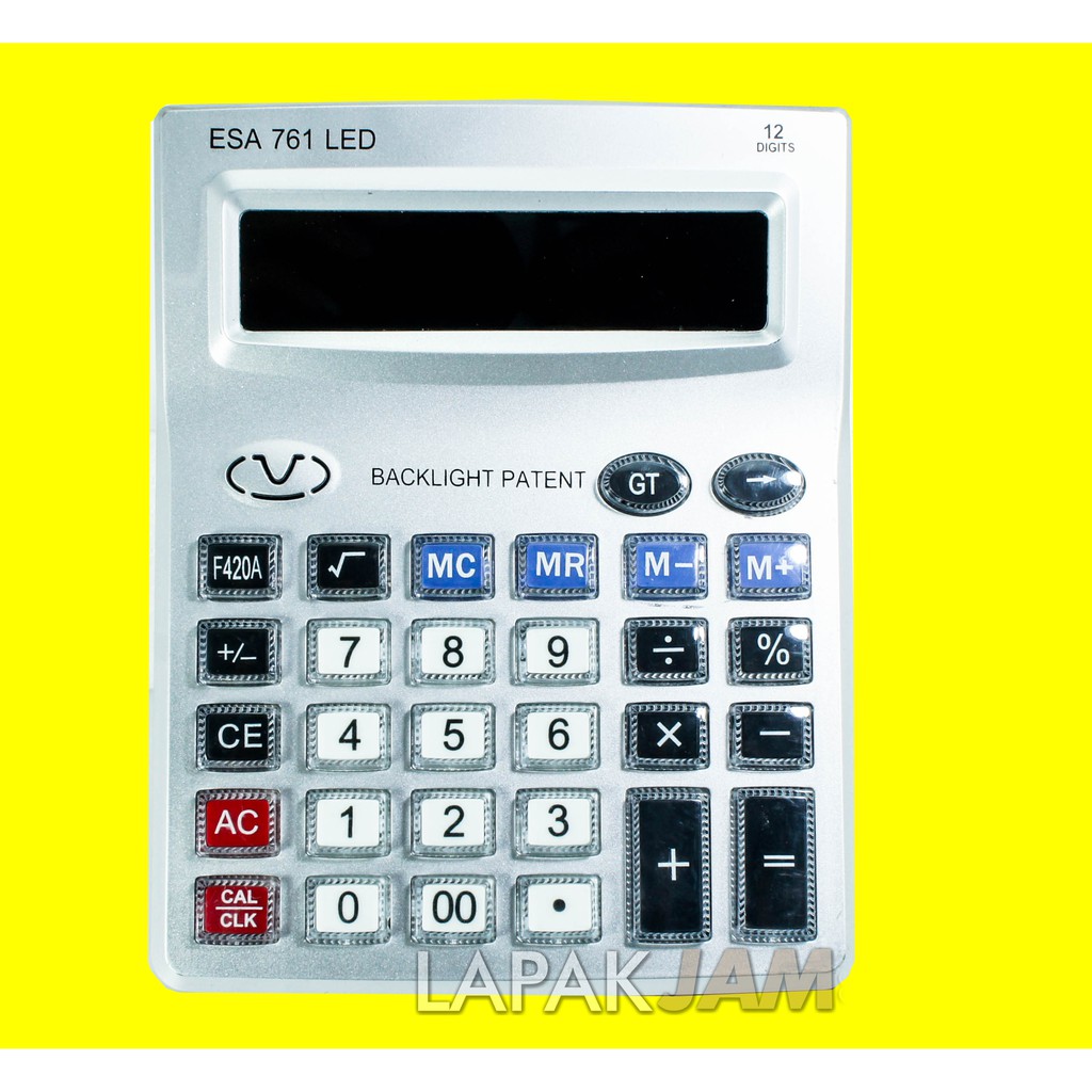

Kalkulator Esa 761 With Cek 12 Digit Dimensi 18 x 14 cm Best Seller