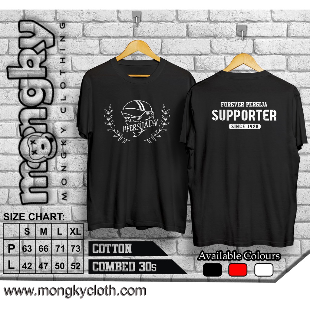 Kaos Sport Design Suporter Forever Persija Shopee Indonesia