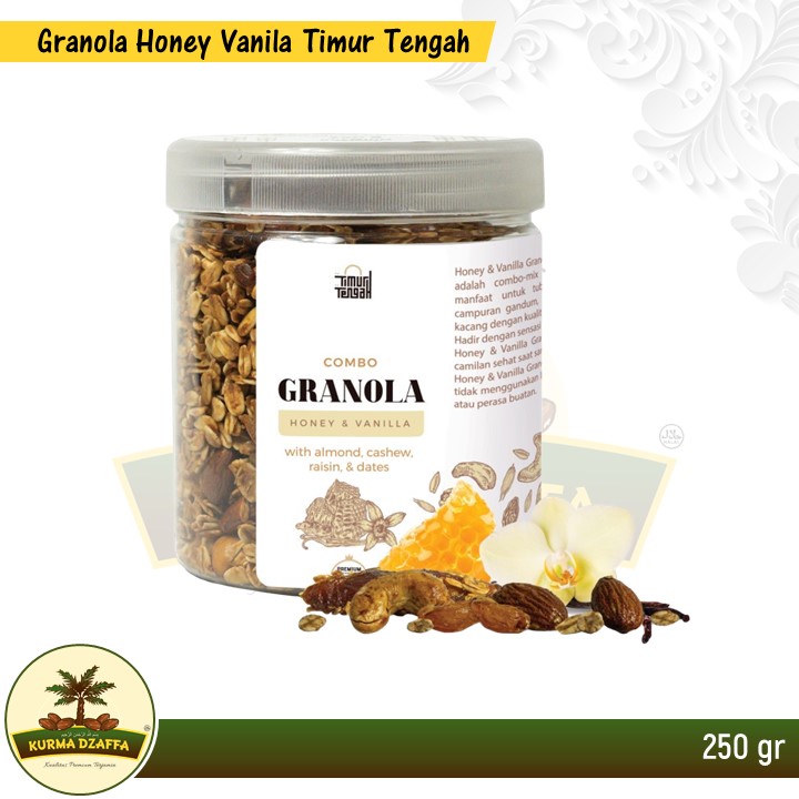 

Granola Honey Vanilla 250 gr Timur Tengah | Sereal Makanan Sehat