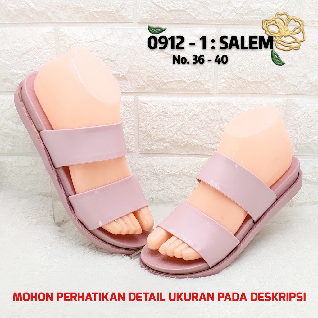 ( COD ) Sandal Wanita Balance 0912 1 BAN 2 Jelly Tebal Original Empuk Lentur Cantik Nice Diskon