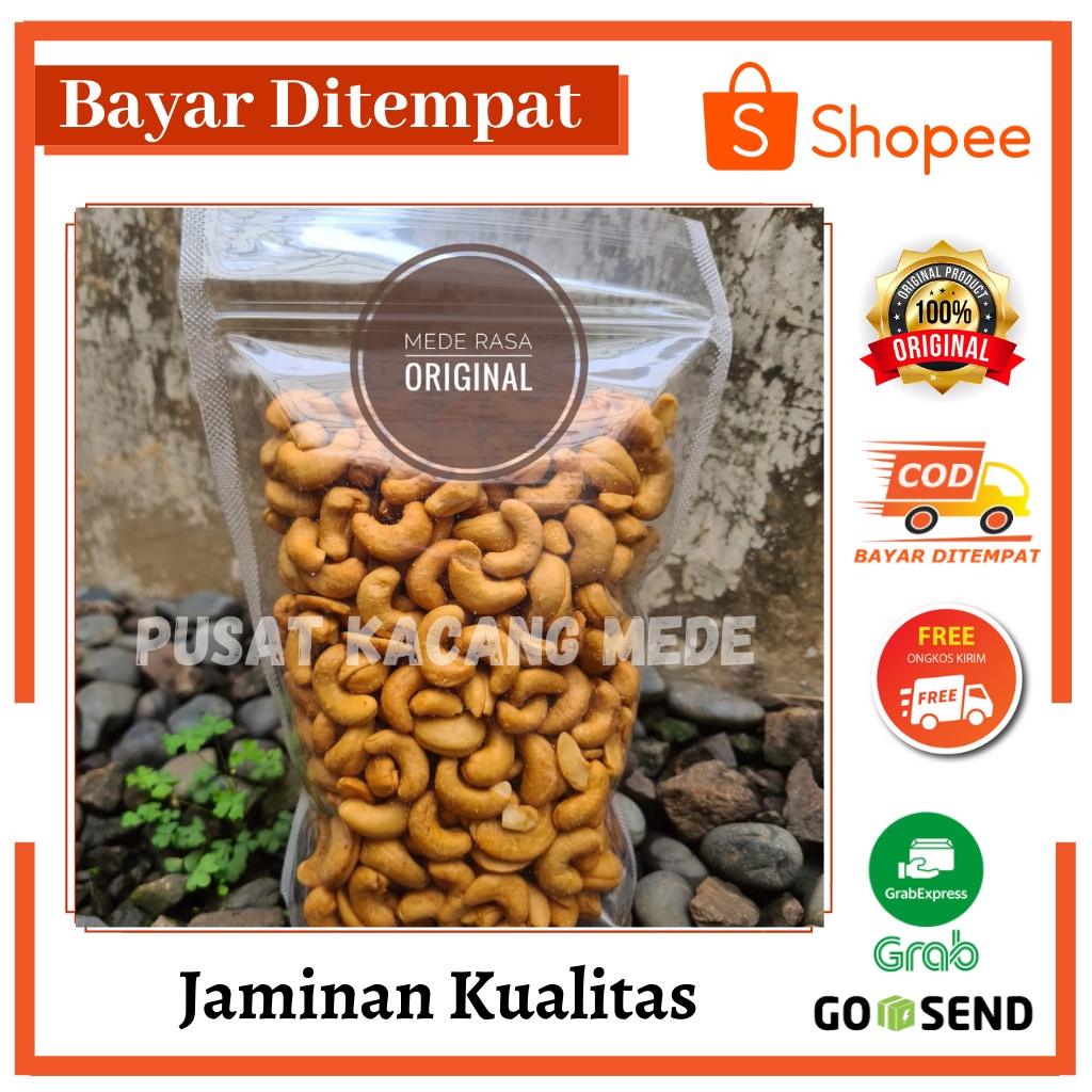 

500gr Kacang Mede Mete Asin Gurih ASLI Wonogiri dan Sulawesi Cashew Nut Roasted