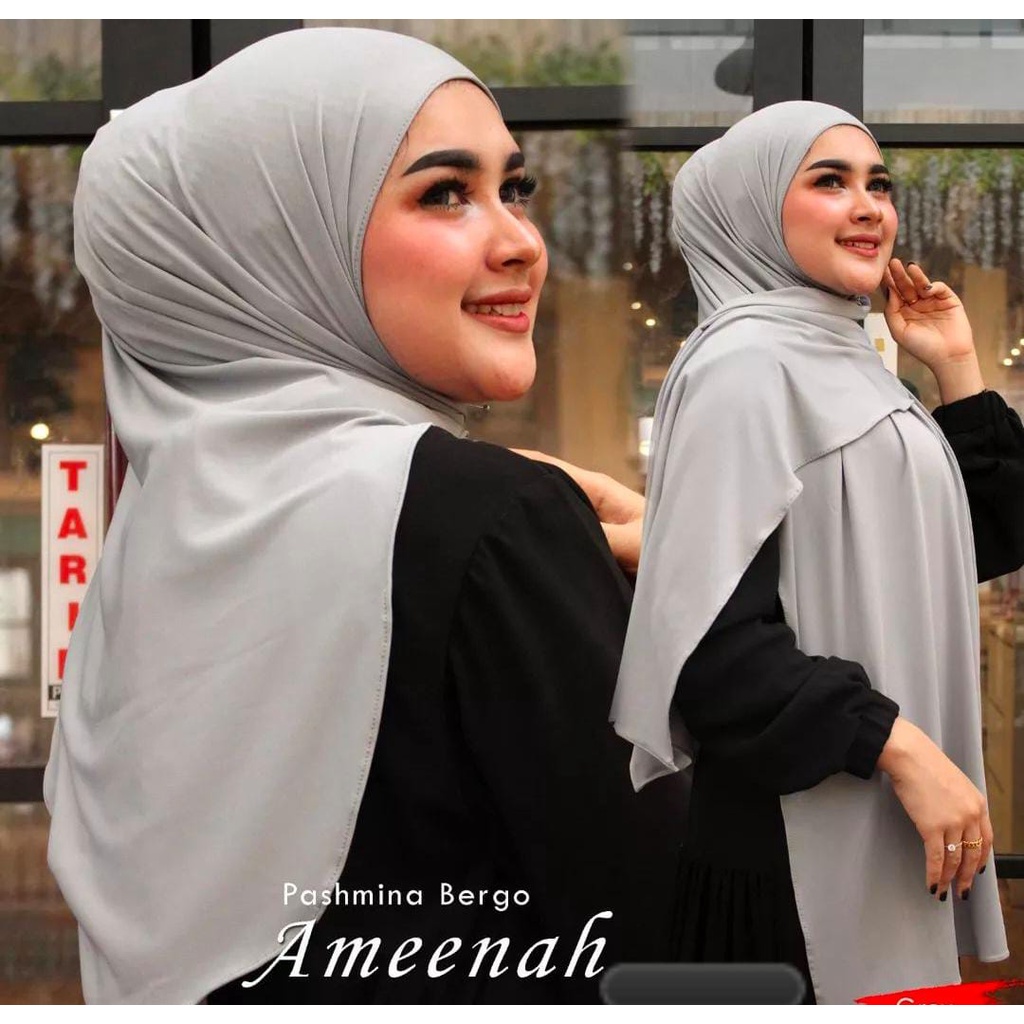 BIG SALE 2023  PASHMINA INSTAN OVAL JERSEY CURVE // TERBARU PASHMINA BAWAL JERSEY INSTAN