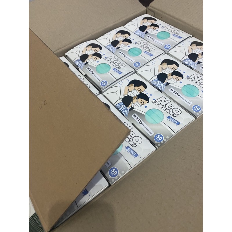 1 Karton Masker Neo 3ply