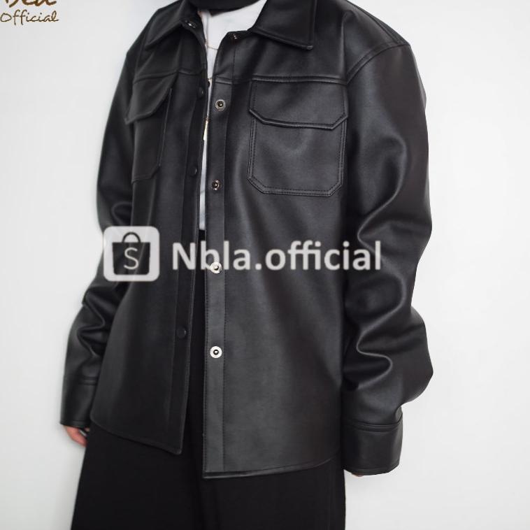 Product Termurah |
ZnF Jaket Kemeja Wanita Casual - Jaket Kulit Wanita Sintetis - Kemeja Kulit Hitam