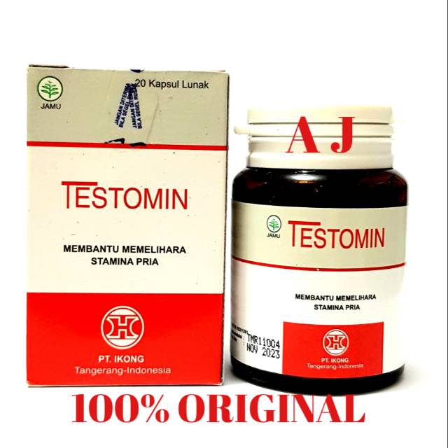 Testomin H3 - Vitamin Hormon, Kesuburan &amp; Stamina Pria / Wanita