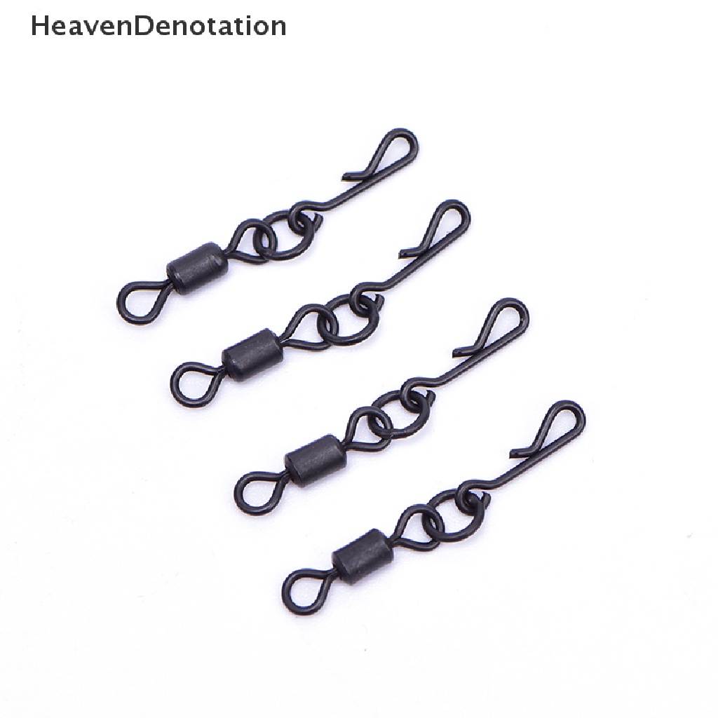 (Heavendenotation) 20pcs Kili-Kili Pancing Rolling Swivel Untuk Memancing Ikan Kerapu