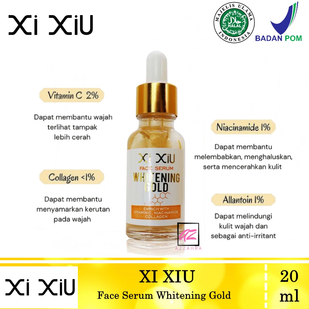 XI XIU Serum Face Serum Vitamin C / Serum Anti Acne / Whitening Gold - 20ml