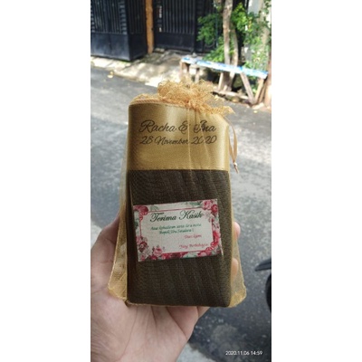 souvenir pouch/dompet jok besar kemas tile