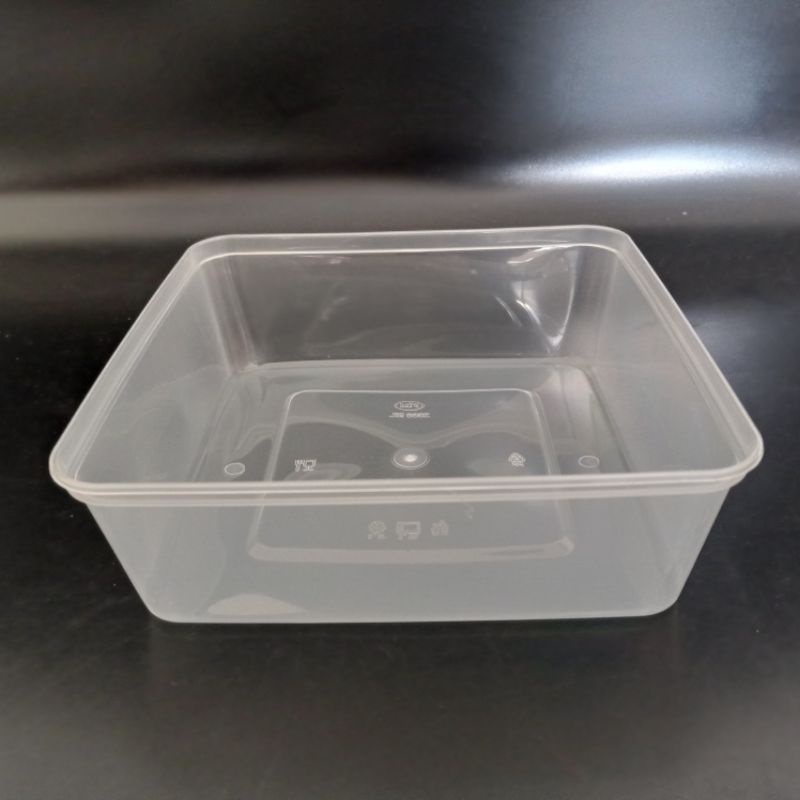 thinwall 2000ml/thinwall kotak fim 2000ml 25pcs/Lunch Box Plastik 2000ml/Box Plastik 25pcs