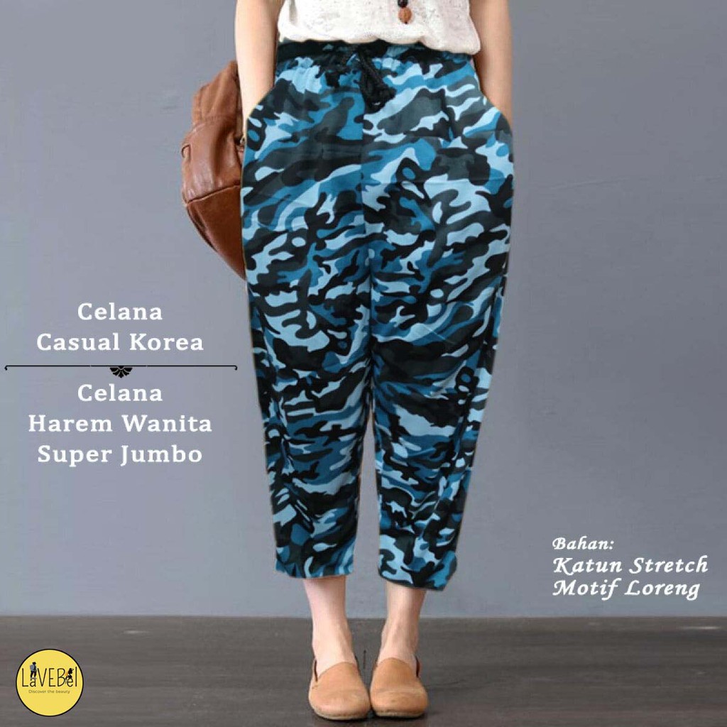 LVB Celana Wanita CASUAL KOREA HAREM/Celana Harem Wanita Super Jumbo/Celana Wanita Big Size/20056