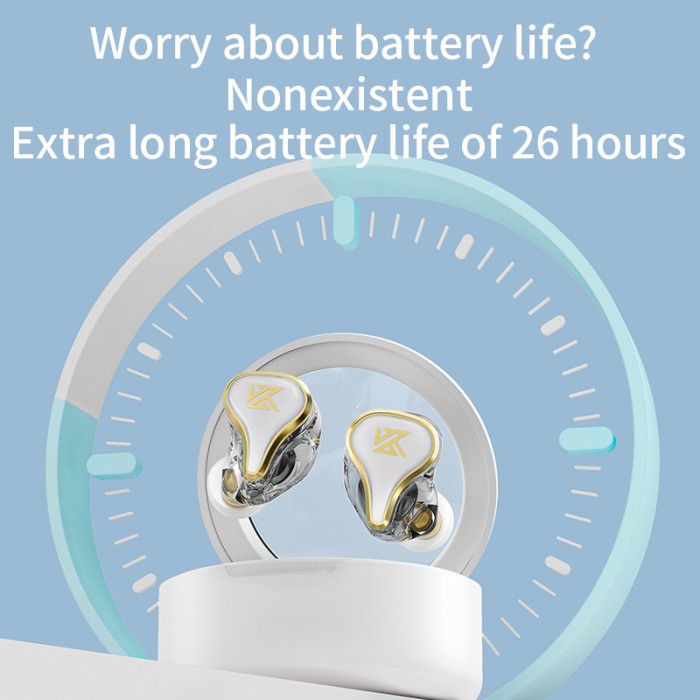 Knowledge Zenith Earphone Bluetooth TWS KZ SK10 Wireless - Hybrid Driver 1BA+1DD Luxury - Garansi Resmi 1 Tahun