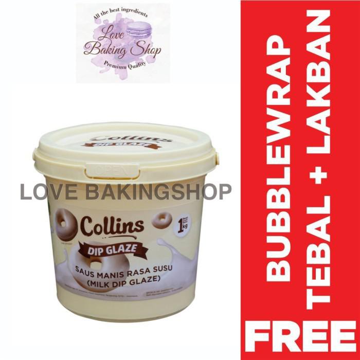 

Collins Milk 1 Kg Topping Donat Glaze Enak Nikmat - Mik