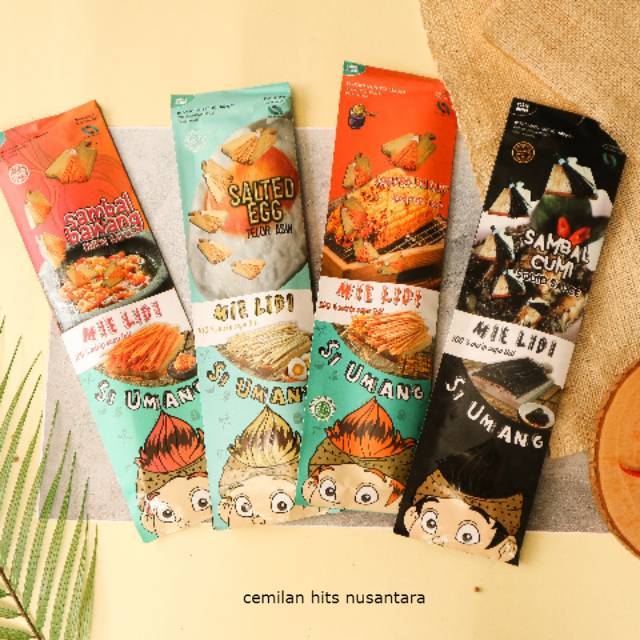 

[KEMASAN KERTAS] MIE LIDI SI UMANG 130gr Hits