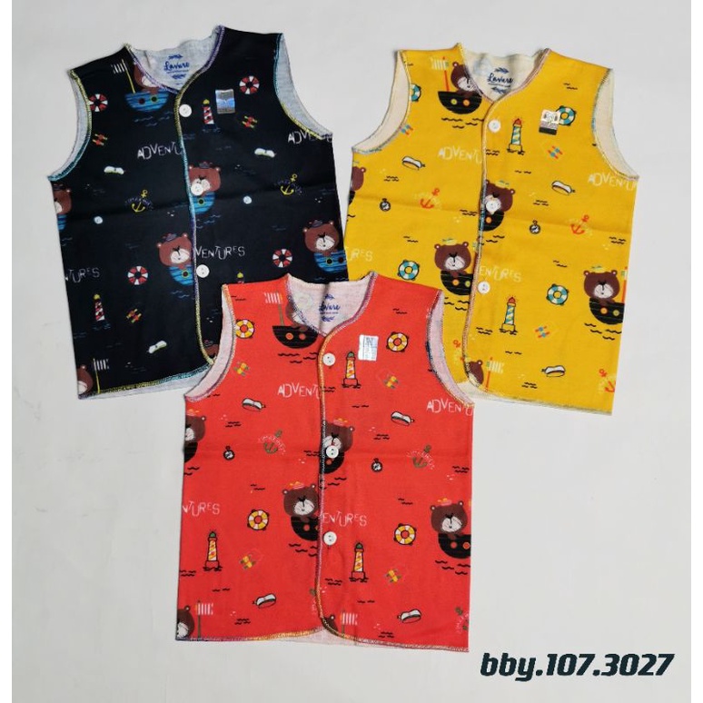 BAJU BAYI PENDEK / KUTUNG / PANJANG NEWBORN isi 3pc