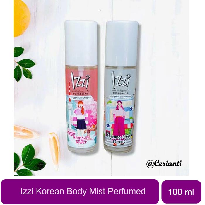 [100ML] Izzi Korean Fine Fragrance Mist 100ml | NAMSAN | MYEONG | Parfum Badan_Cerianti