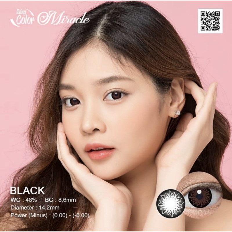 Softlens Miracle by Irislab BLACK MINUS ONLY dia 14,2mm