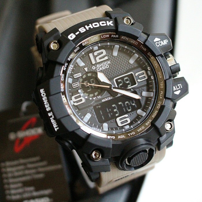 MUST HAVE Promo jam tangan G-shock pria casio / jtr 1071 cream TERMURAH
