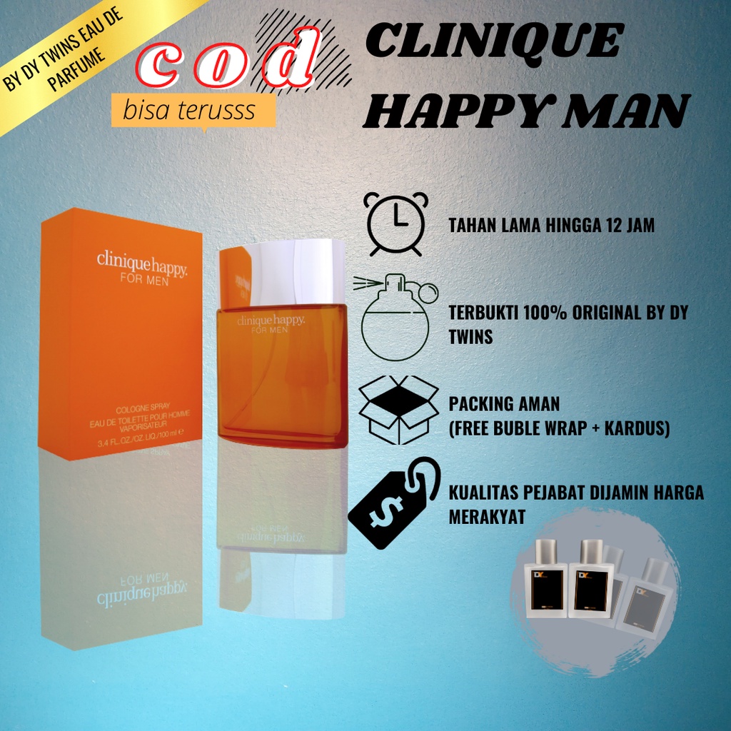 CLINIQUE HAPPY MAN - PARFUME BY DY TWINS - PARFUME PRIA/WANITA ORIGINAL