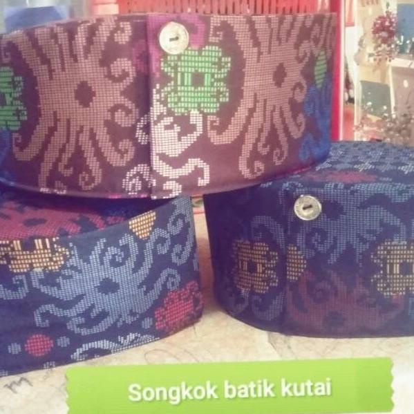 peci kopiah Kopyah Songkok kutai batik khas kalimantan size 7 8 9 10