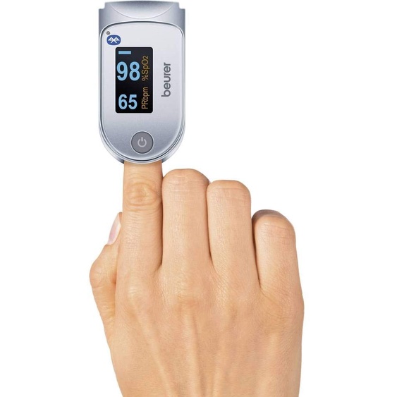 BEURER PO60 PO-60 FINGER PULSE BLUETOOTH OXIMETER SATURASI OKSIGEN MEDICALONLINE MEDICAL ONLINE