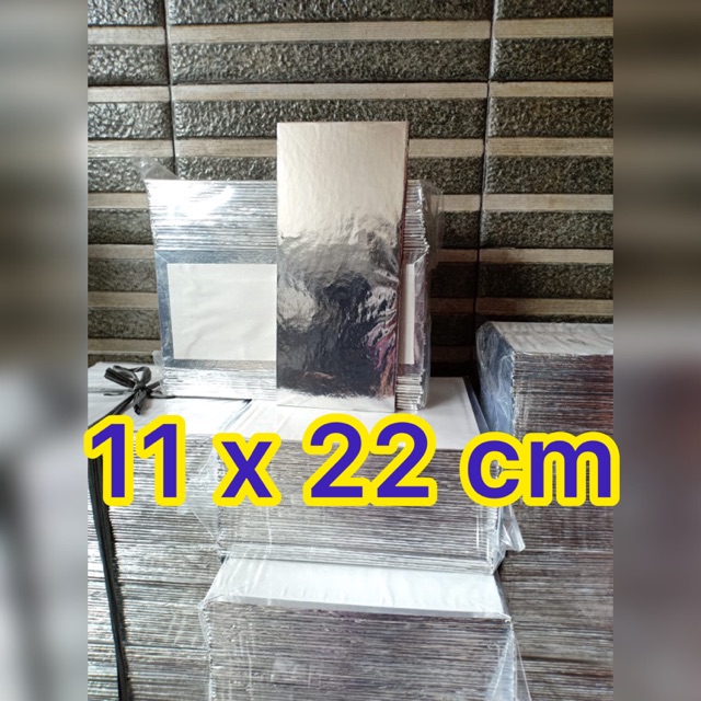 Tatakan kue 11x22 cm cake board / Tatakan kue ulang tahun / alas kue kayu / tatakan kue ultah