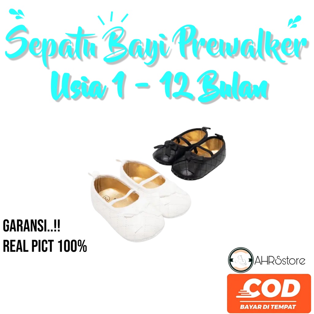 Sepatu Bayi Perempuan 0 6 Bulan Prewalker Anak Cewek 0 12 Bulan Balit 1 Tahun Cowok Lucu Murah Terbaru