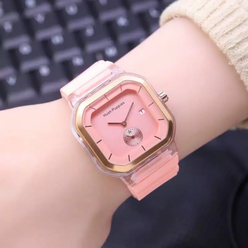 TRIPLE A.ID - ORIGINAL Jam Tangan Wanita Import / Jam Tangan Wanita Korea / Jam Tangan Cewek Elegan Casual / Jam Tangan Analog HUSH PUPPIES / Jam Tangan Fashion