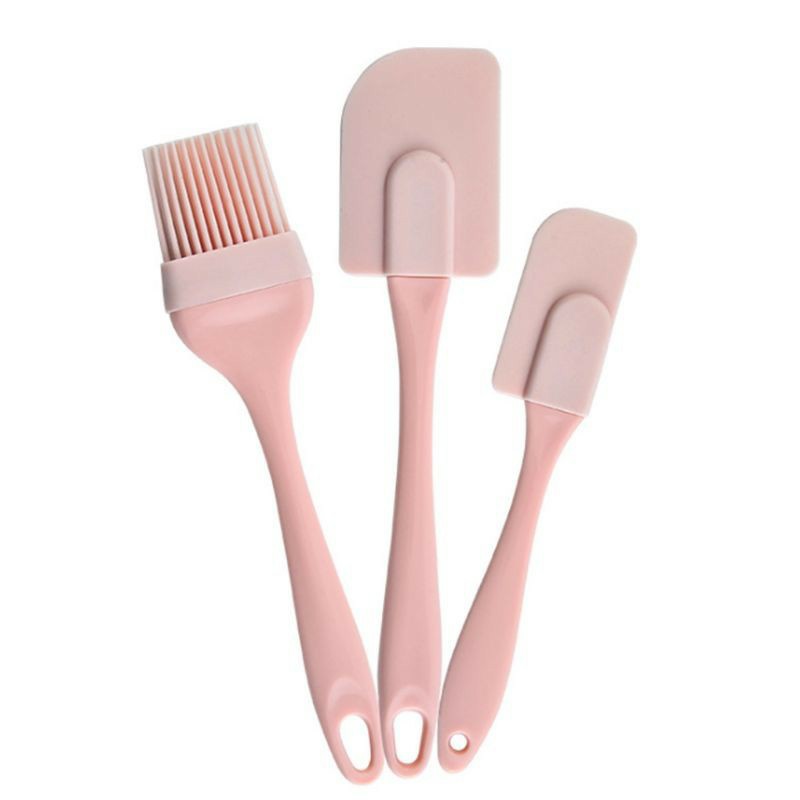 Spatula Set Silicone 3 in 1 / Spatula Silicone 1 Set isi 3 Pcs