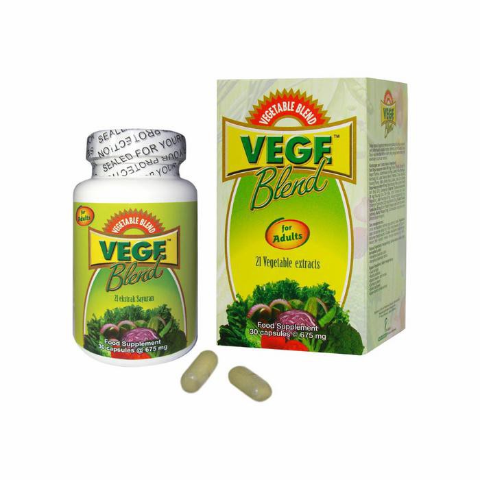 Vegeblend Adult (kemasan botol isi 30 kapsul)