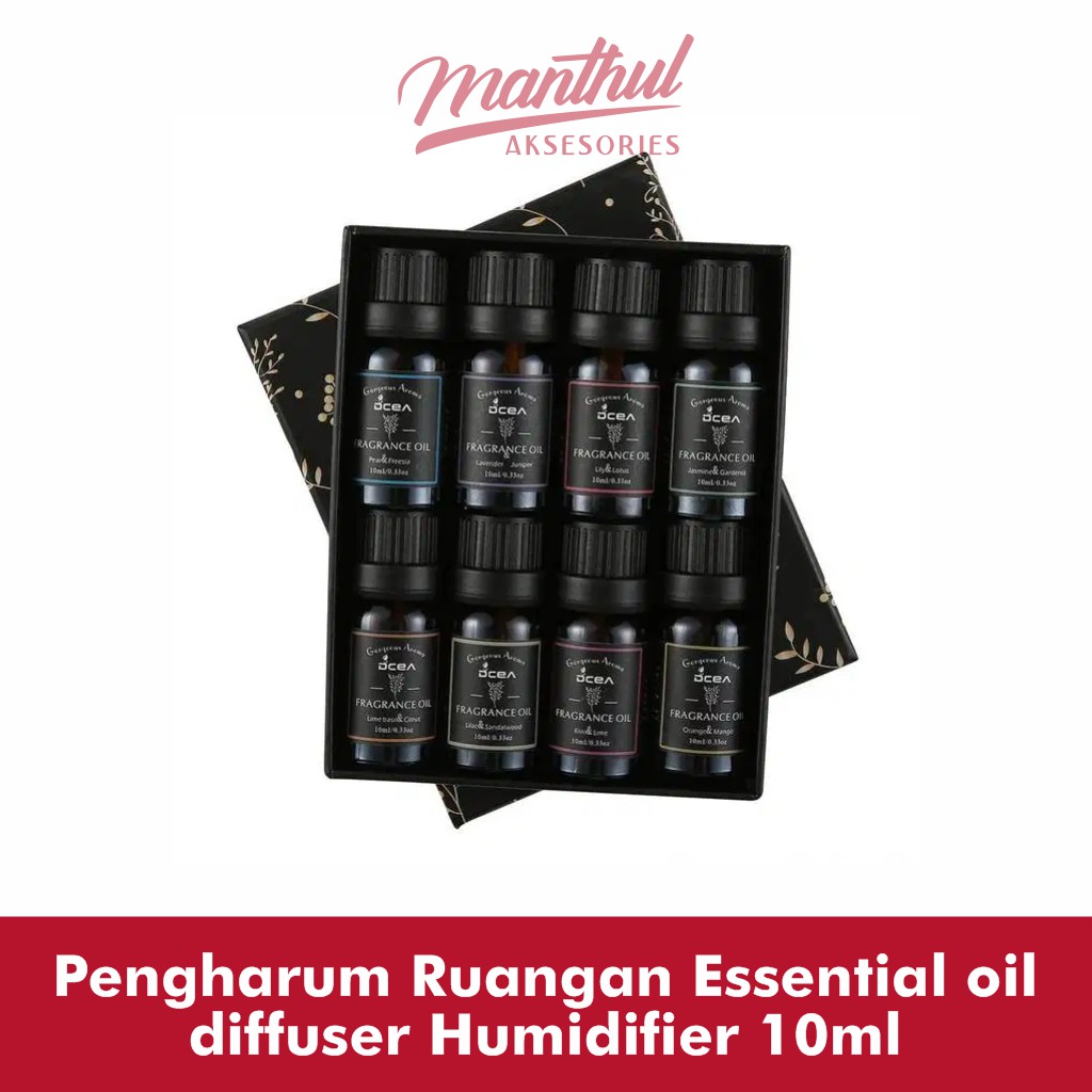 Pengharum Ruangan Essential oil diffuser Humidifier 10ml