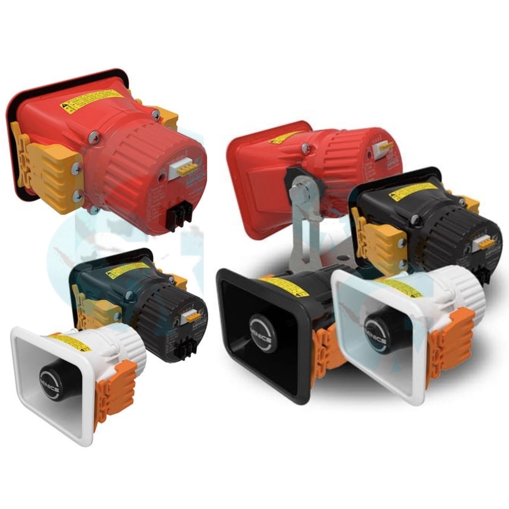 Alarm Horn Siren Electronic Echo Toa Sounder 3 channel