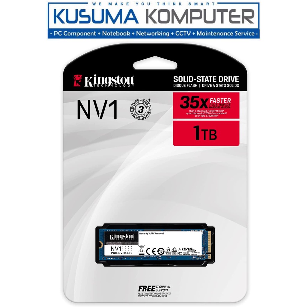 Kingston NV1 SSD M.2 NVMe 1TB SNVS/1000G