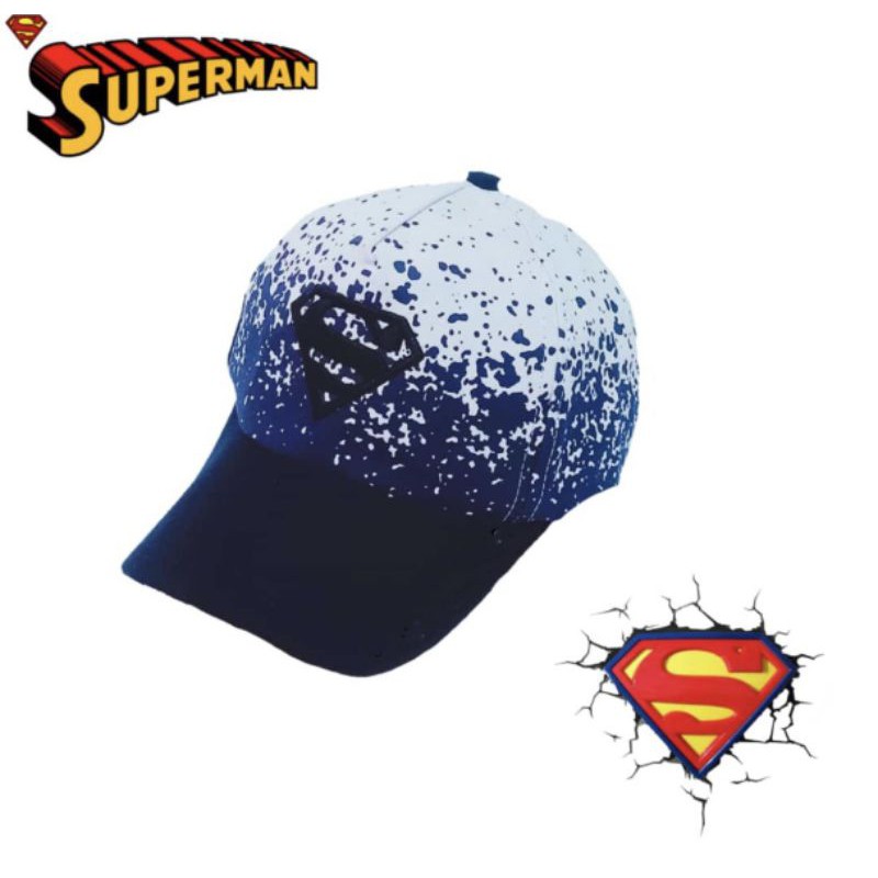 topi superman anak / topi karakter motif superman baru