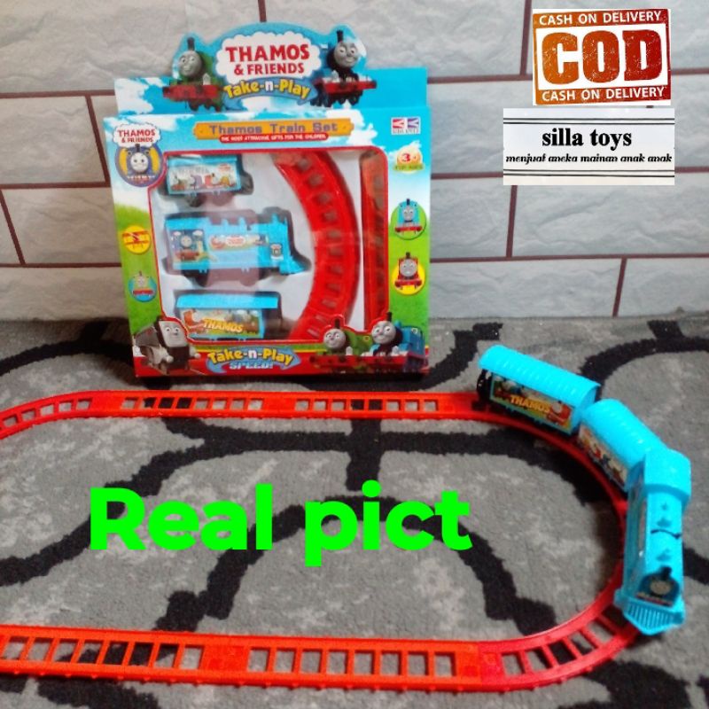 " MAINAN KERETA REL THOMAS & ARMY "