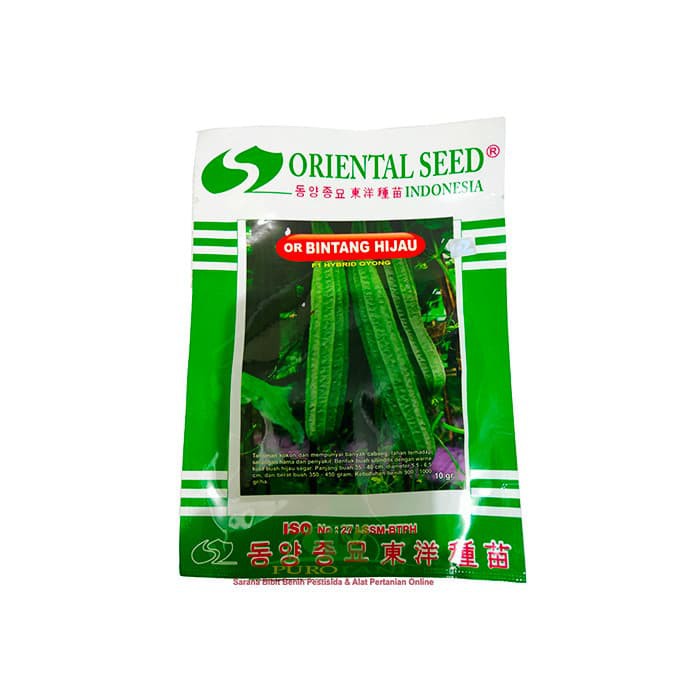 Biji Benih Oyong Gambas Or Bintang Hijau F1 oriental seed