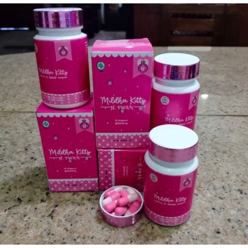 (VERSI TERBARU) PIL PINK PELANGSING MILDHA KITTY ORIGINAL 30PCS MIDLHAKITTY ORIGINAL SUPLEMEN DIET