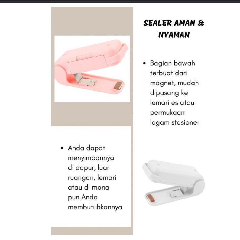 Beli 1 Dapat 2 Extra Hot Magnetic Mini Sealer