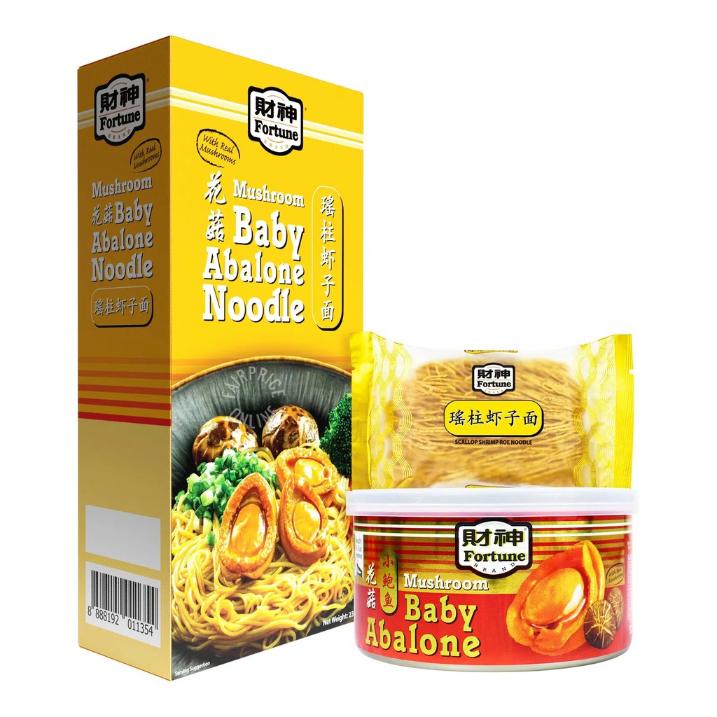

Fortune Baby Abalone Noodle Mushroom 230g
