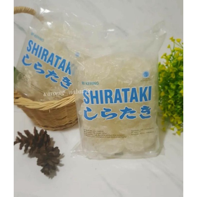 

Mie Shirataki Kering / Dry Shirataki 250gr