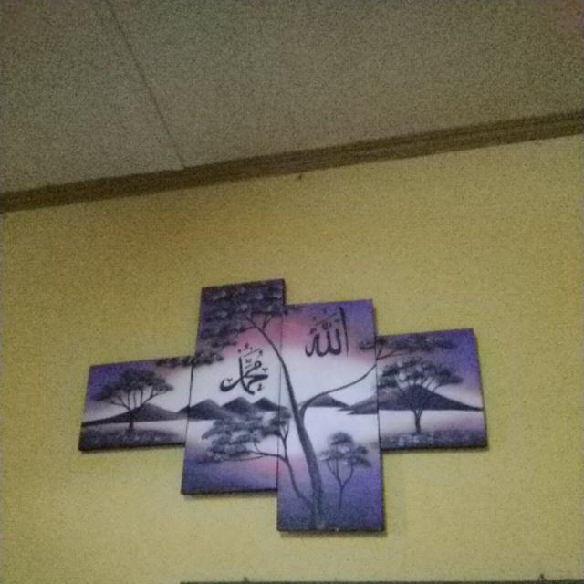Lukisan Kaligrafi Modern Hiasan Dinding Dekorasi Rumah