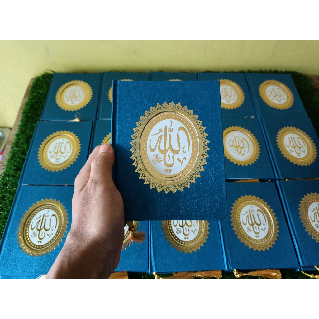 BUKU YASIN HARDCOVER BIRU 128 HAL BONUS TASBIH