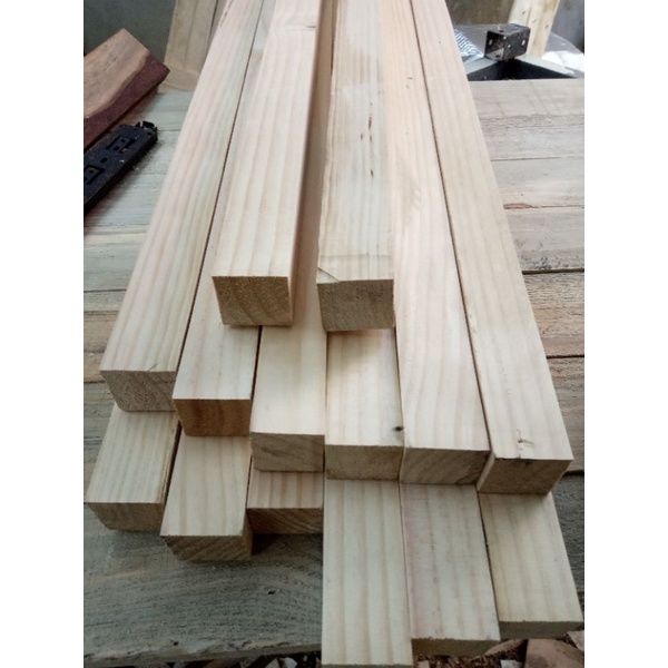 Balok Kayu Jatibelanda 70x3x3 Balok Kaki Meja Kayu Pinus Jati Belanda Serat Jerman Kualitas Super Su