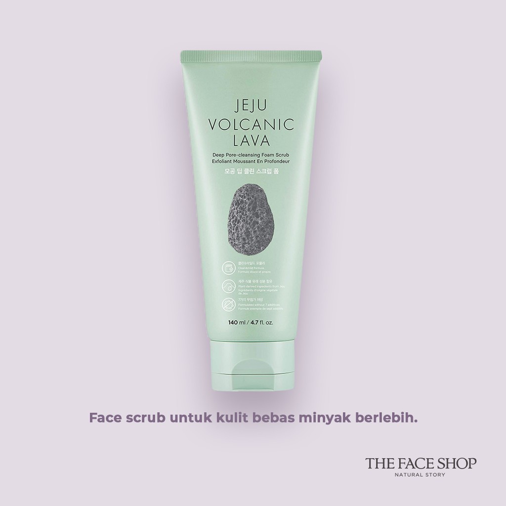 Jeju Volcanic Lava Deep Pore-Cleansing Foam Scrub - 140ml