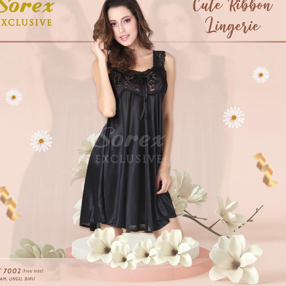 Baju Tidur Wanita Satin Halus Premium Lingerie Sorex Exclusive BT 7002-5