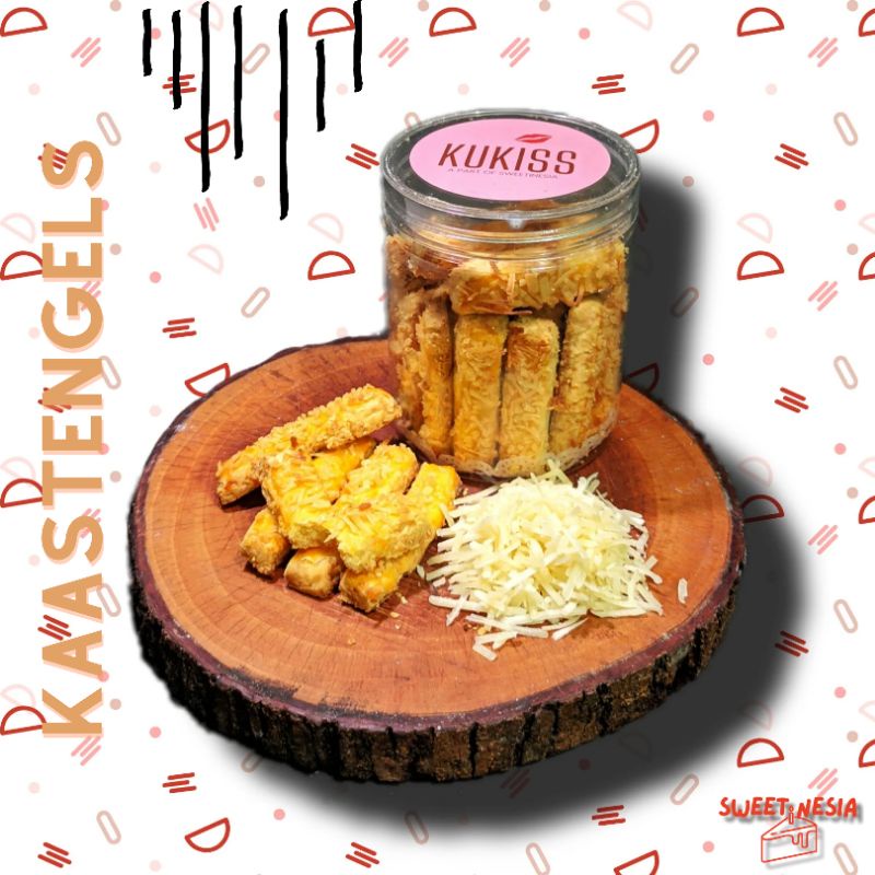 

KUKISS BY SWEETINESIA Kastengels Kue Keju Premium 300gr/600gr