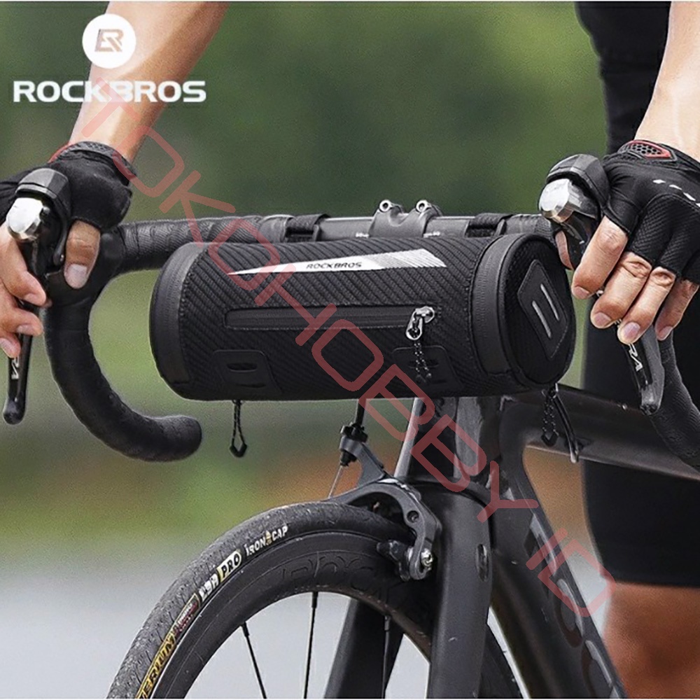 ROCKBROS 041B Tas Setang Handlebar Stang Frame Top Tube Sepeda Roadbike MTB Seli Motor Anti Air Orig