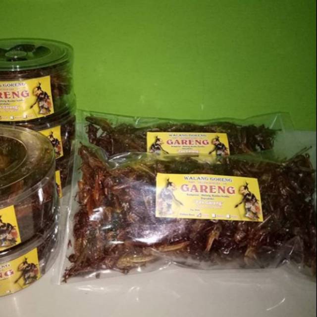 Belalang Goreng Pak Gareng / Walang Goreng Pak Gareng Kemasan 1Kg