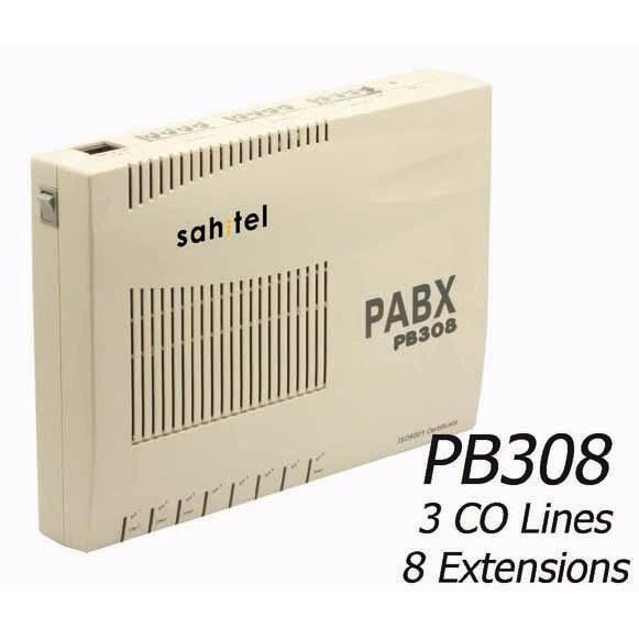 M K U 1 2 2 PABX Telephone Sahitel PB308 3 Lines 8 Extension