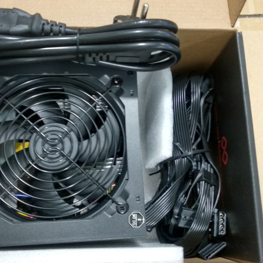 PSU INFINITY STRIKER POWER 500W 80 RGB POWER SUPPLY